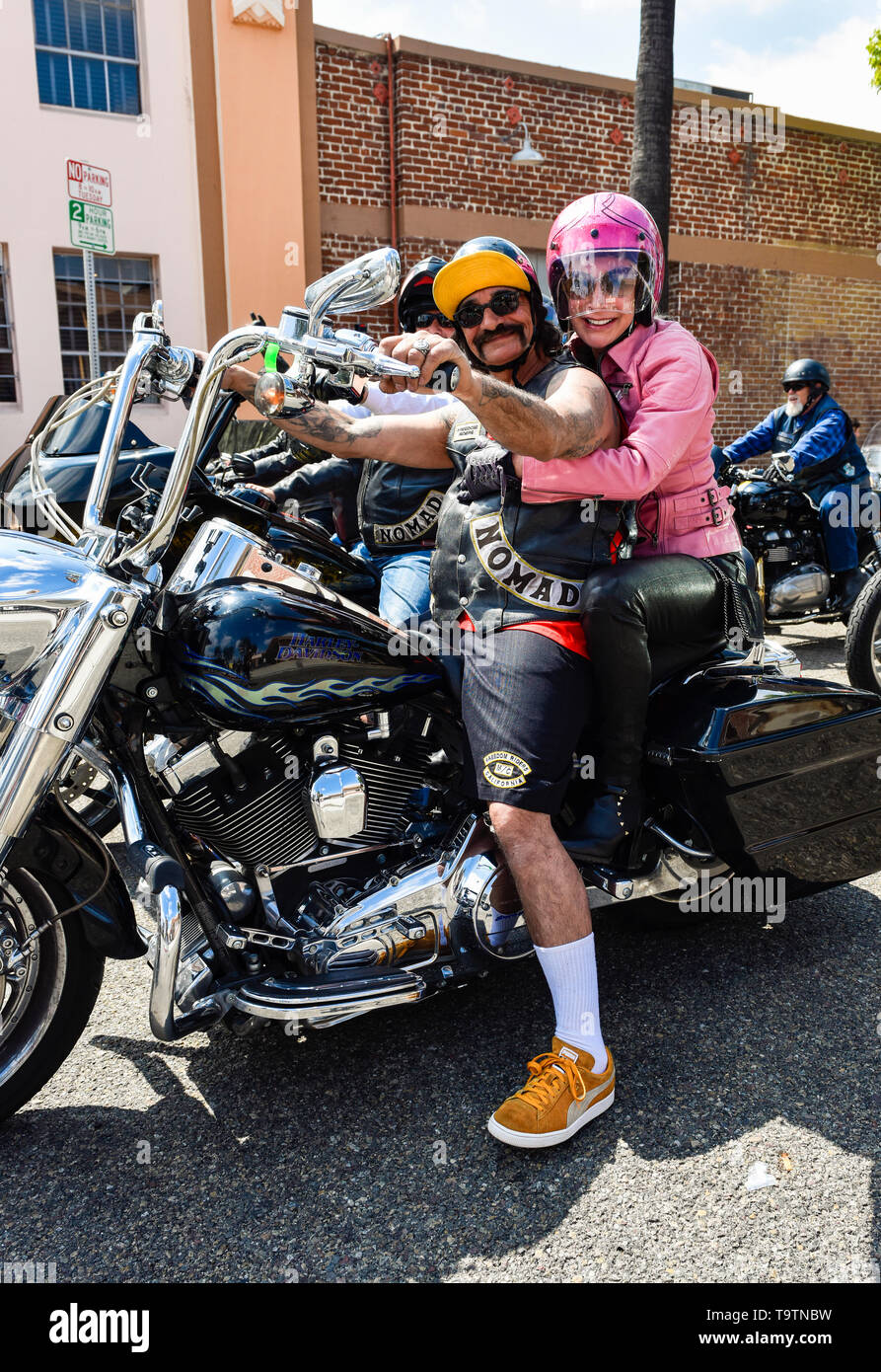 5 mai 2019, Laval, Québec, Wendy Dio à la 5ème randonnée annuelle pour Ronnie charity tour de moto & concert au profit de la DIO Cancer Fund. Banque D'Images