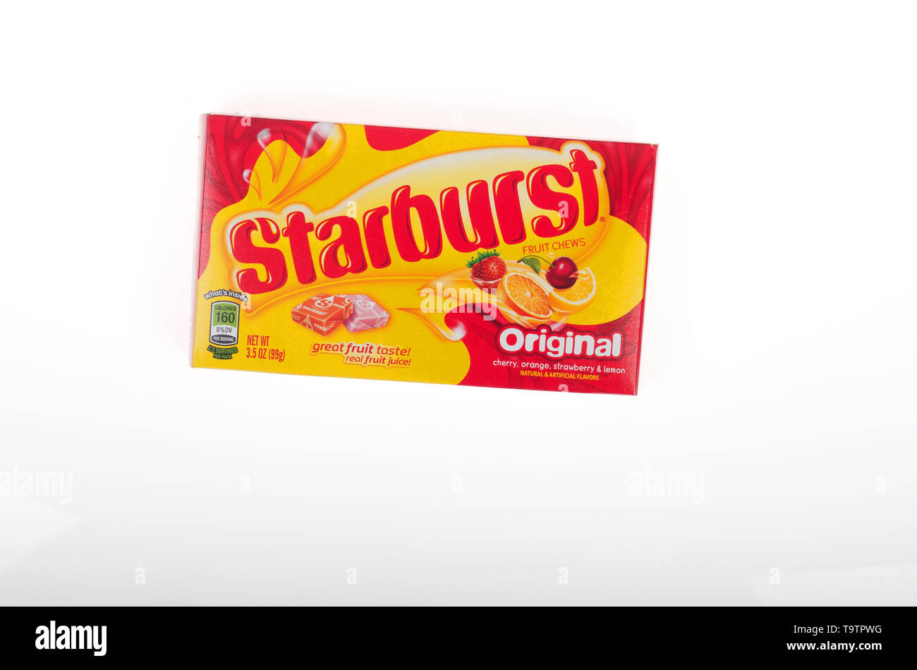 Boite à bonbons Starburst par Wrigley Company division de Mars, Inc. Banque D'Images