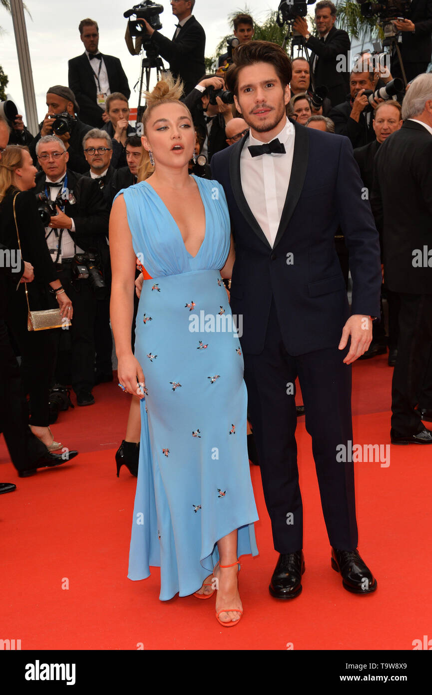 Cannes, France. 20 mai, 2019. CANNES, FRANCE. 20 mai 2019 : François Civil & Florence Pugh au gala premiere de 'La Belle Epoque' au Festival de Cannes. Photo Credit : Paul Smith/Alamy Live News Banque D'Images