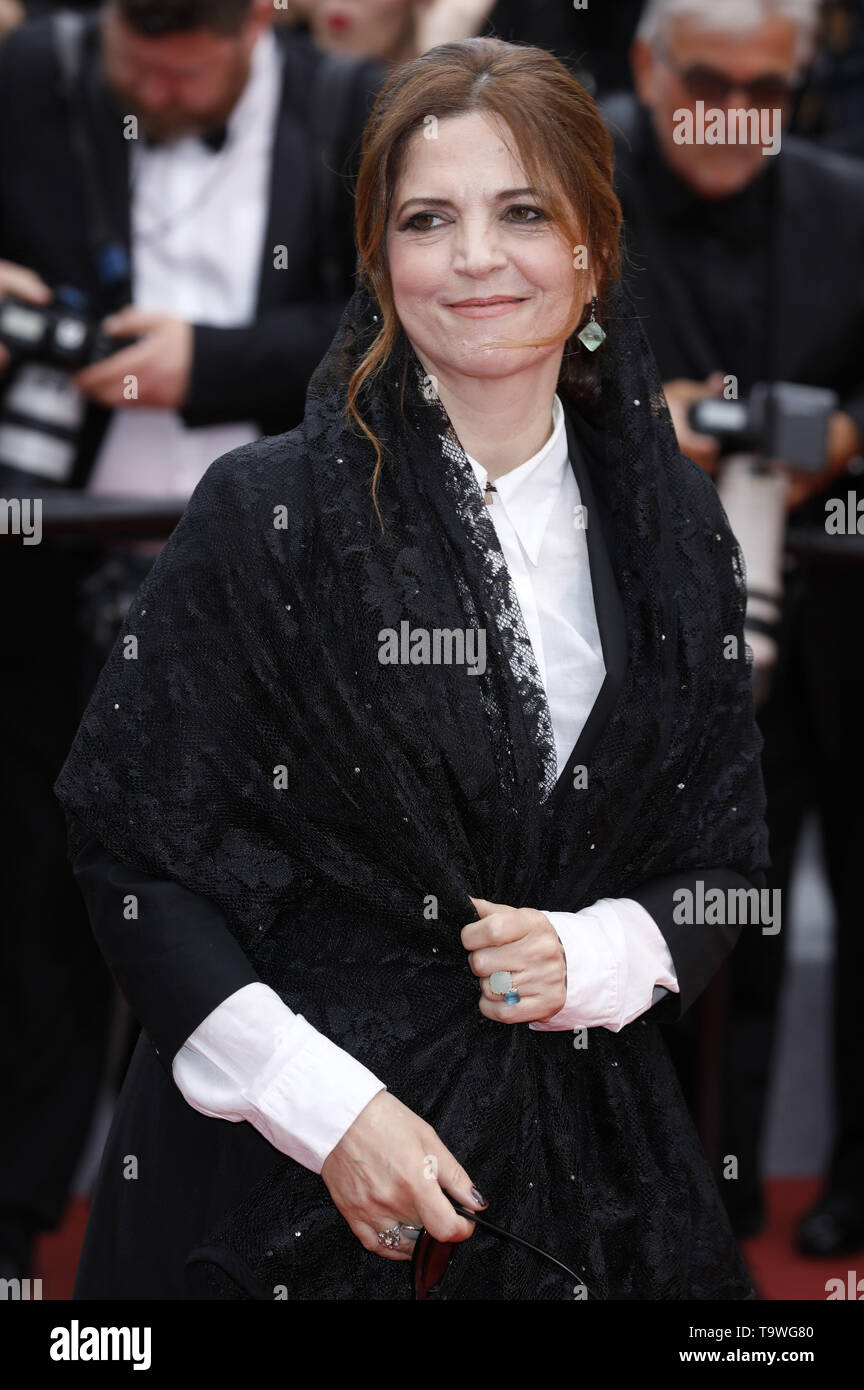 Cannes, France. 20 mai, 2019. Agnes Jaoui assistant à la 'La belle époque' premiere pendant le 72e Festival du Film de Cannes au Palais des Festivals le 20 mai 2019 à Cannes, France | worldwide Credit : dpa/Alamy Live News Banque D'Images