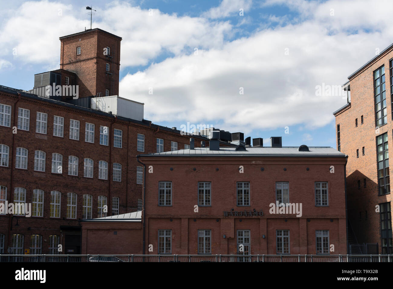 Zone industrielle de Finlayson à Tampere en Finlande Banque D'Images