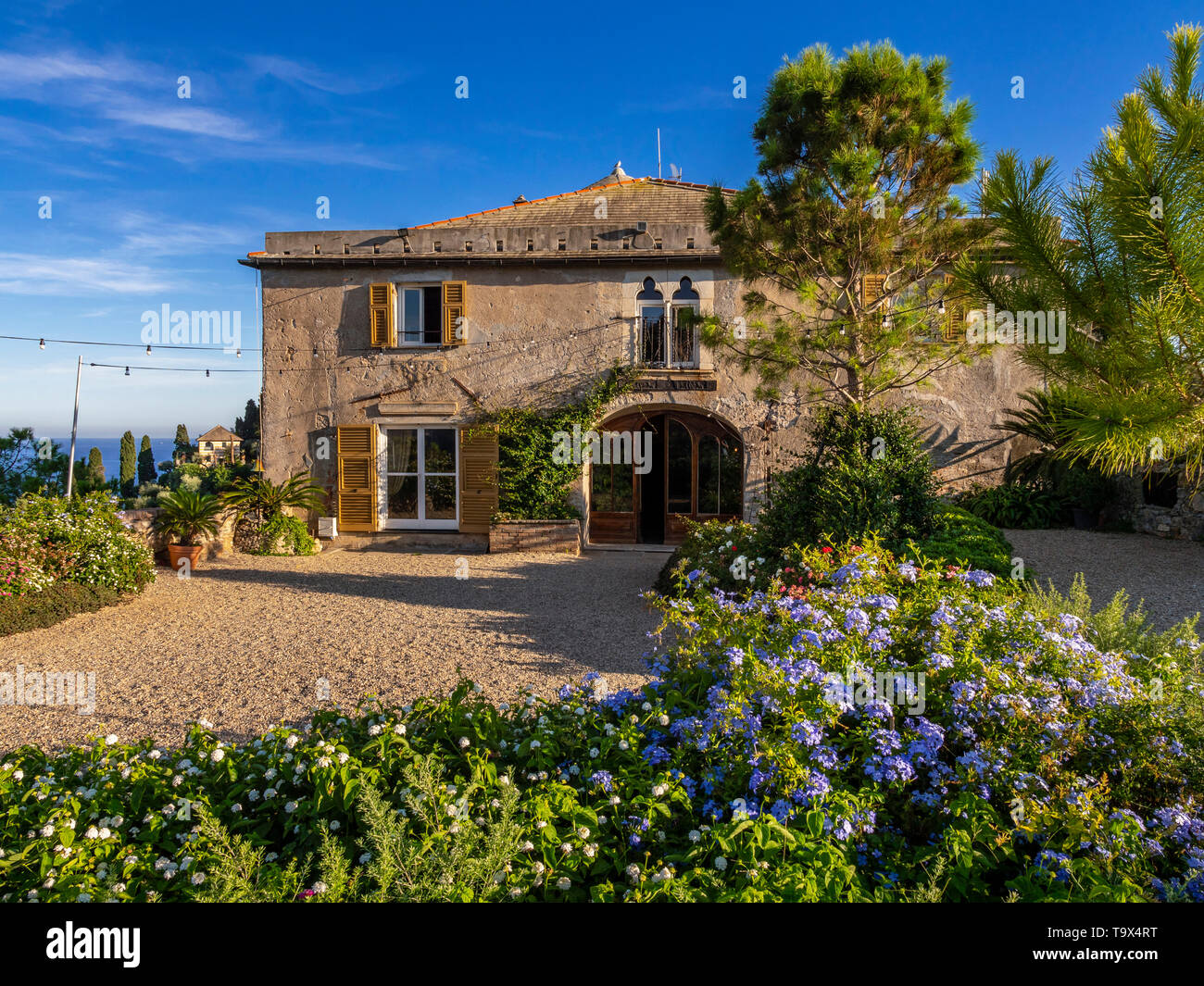 Musée de Château Brown à Portofino, Gênes, La Riviera du Levant Tu, Ligurie, Italie, Europe, Musée Château Brown à Portofino, Provinz Genu Banque D'Images