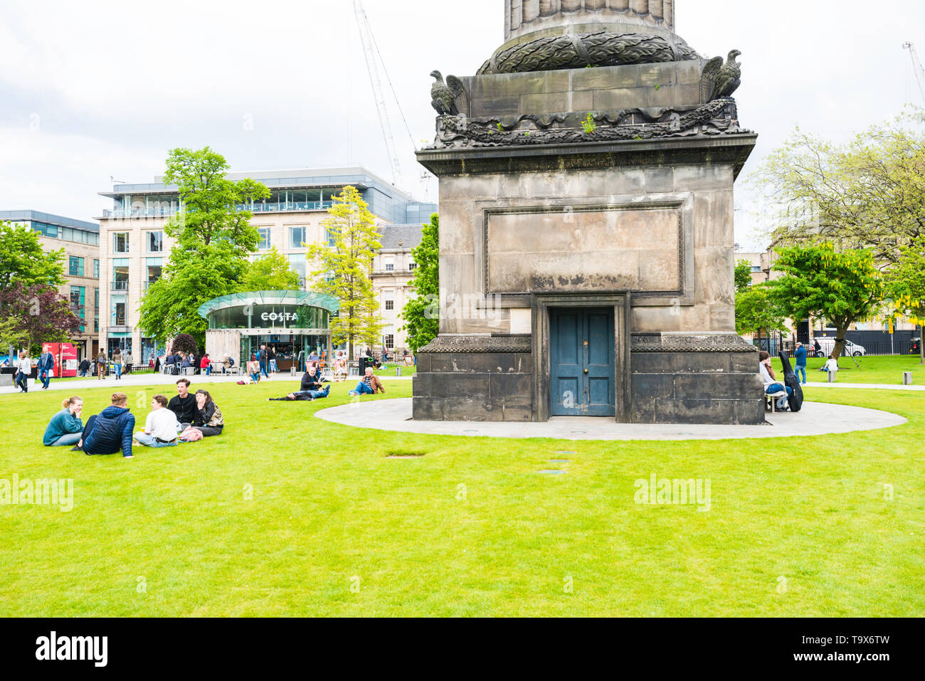 La ville d'Édimbourg est la capitale de l'Ecosse une vieille ville au coeur de l'Ecosse il a de nombreuses attractions touristiques Banque D'Images