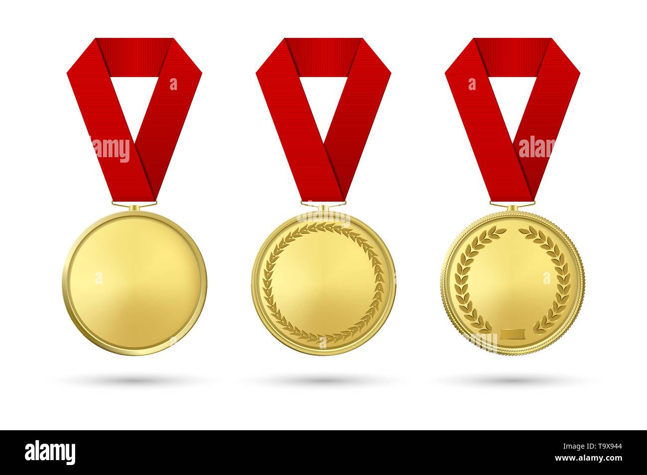 12 Médailles jouets de jeu dorée pour les vainqueurs de tournoi