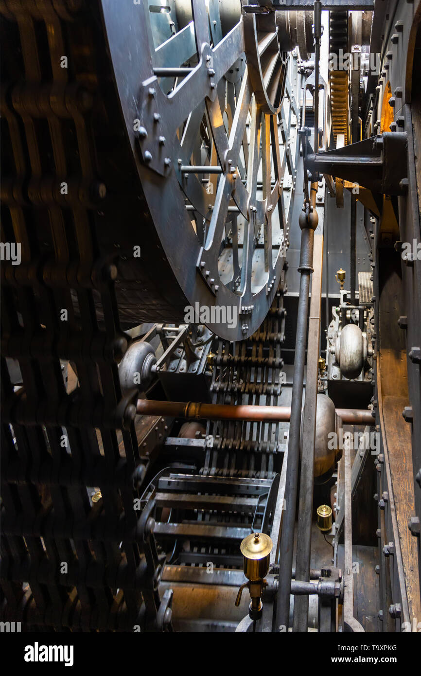 BRISTOL, Royaume-Uni - Mai 14 : Vue sur le moteur sur le SS Great Britain en cale sèche à Bristol le 14 mai, 2019 Banque D'Images