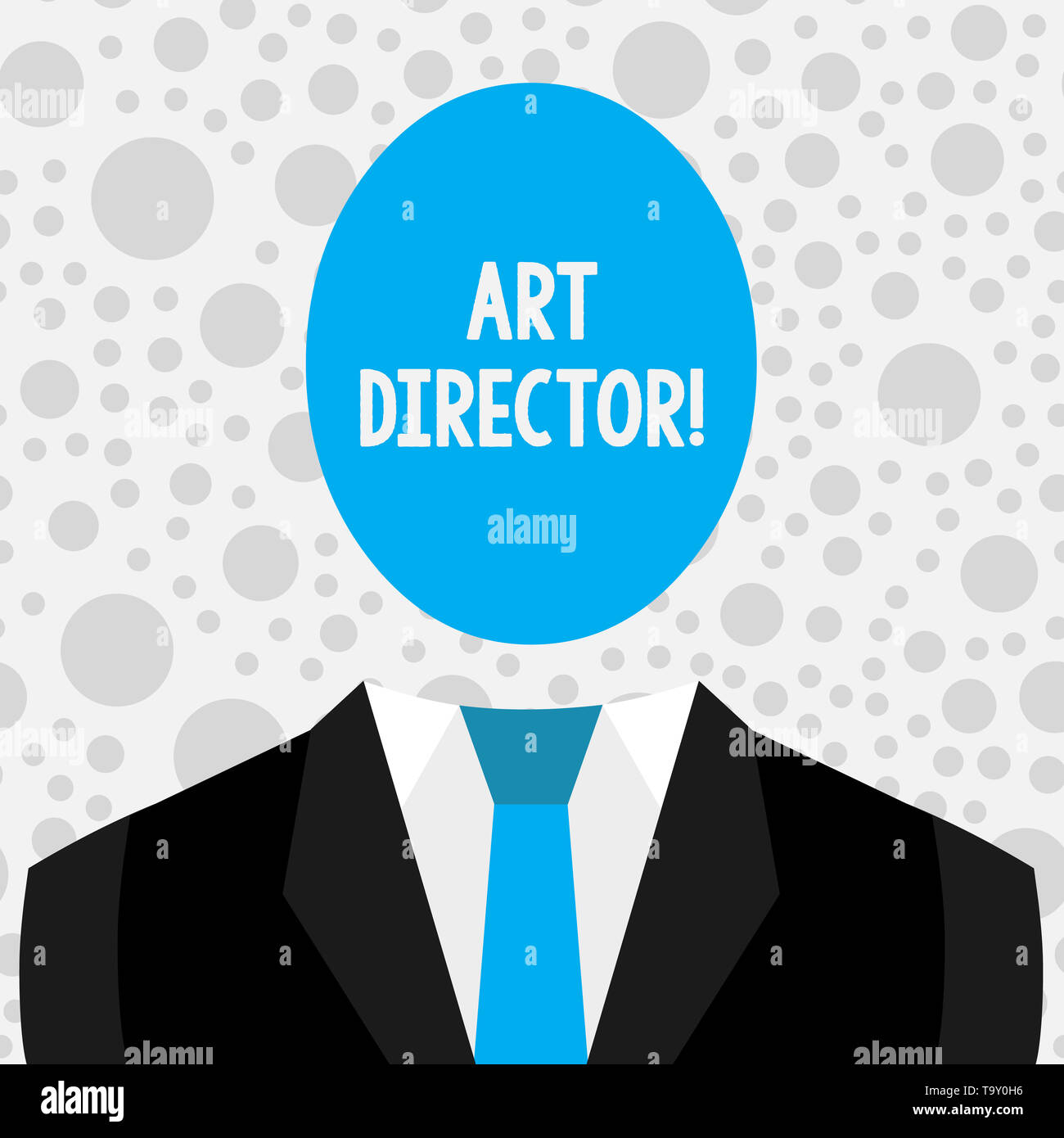 Film L Homme Au Cercle Bleu Main conceptuel écrit, indiquant qu'un directeur artistique. Sens Concept  chargé de superviser l'aspect artistique d'un film dessin symbolique La  figure de l'Homme Photo Stock - Alamy