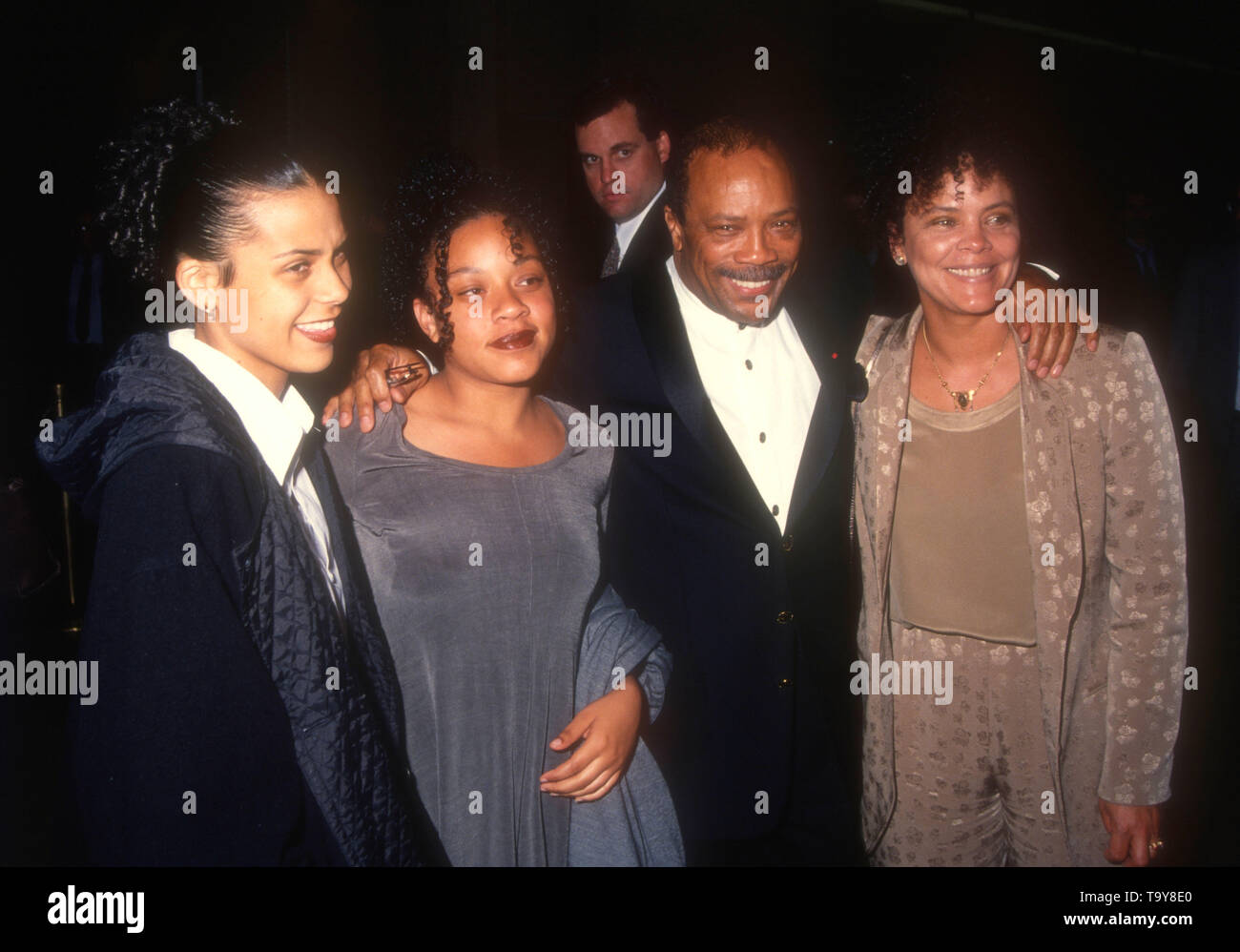 Los Angeles, Californie, USA 20 avril 1994 Kinski-Jones Kidada Jones, Kenya, producteur Quincy Jones et Jolie Jones Levine 1994 assister à l'ASCAP Awards le 20 avril 1994 au Beverly Hilton Hotel à Beverly Hills, Californie, USA. Photo de Barry King/Alamy Stock Photo Banque D'Images