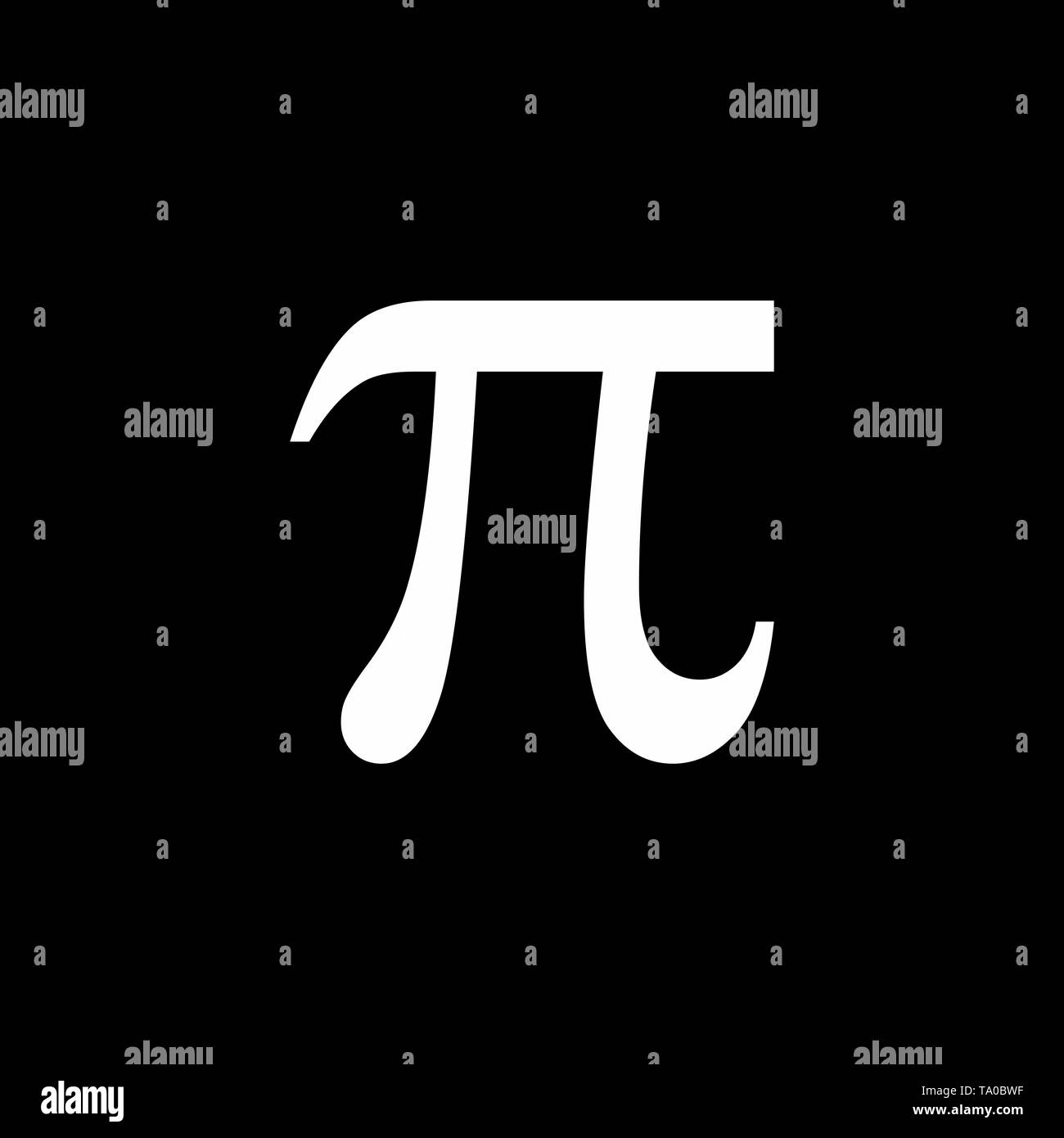 Pi signe grec Illustration de Vecteur