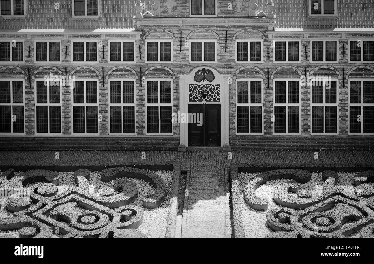 Les rues d'Amsterdam, sur la miniature Madurodam, Pays-Bas Banque D'Images