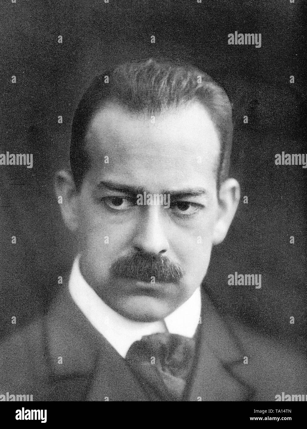 Oswald Spengler, un historien allemand et philosophe culturel (photo prise en 1910). Banque D'Images