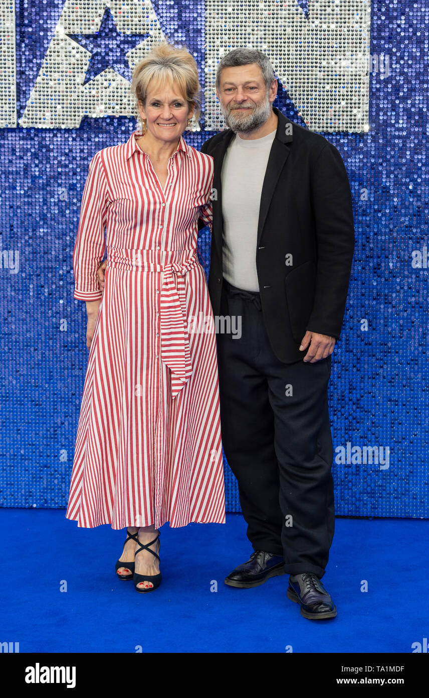 Lorraine Ashbourne et Andy Serkis assister à la 'Rocketman' UK premiere at Odeon Leicester Square. Banque D'Images
