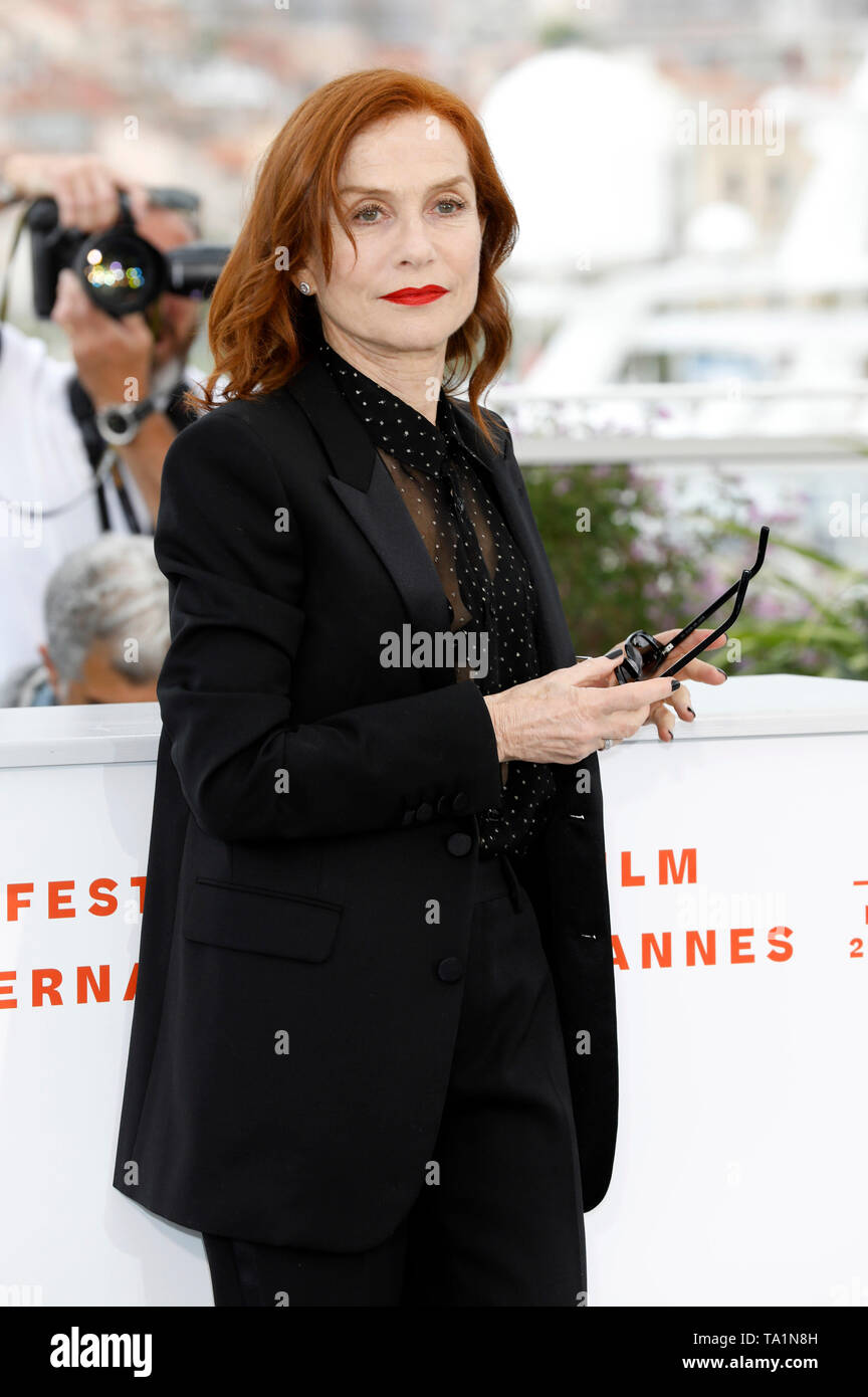 Isabelle Huppert au 'Frankie' photocall pendant le 72e Festival du Film de Cannes au Palais des Festivals le 21 mai 2019 à Cannes, France Banque D'Images