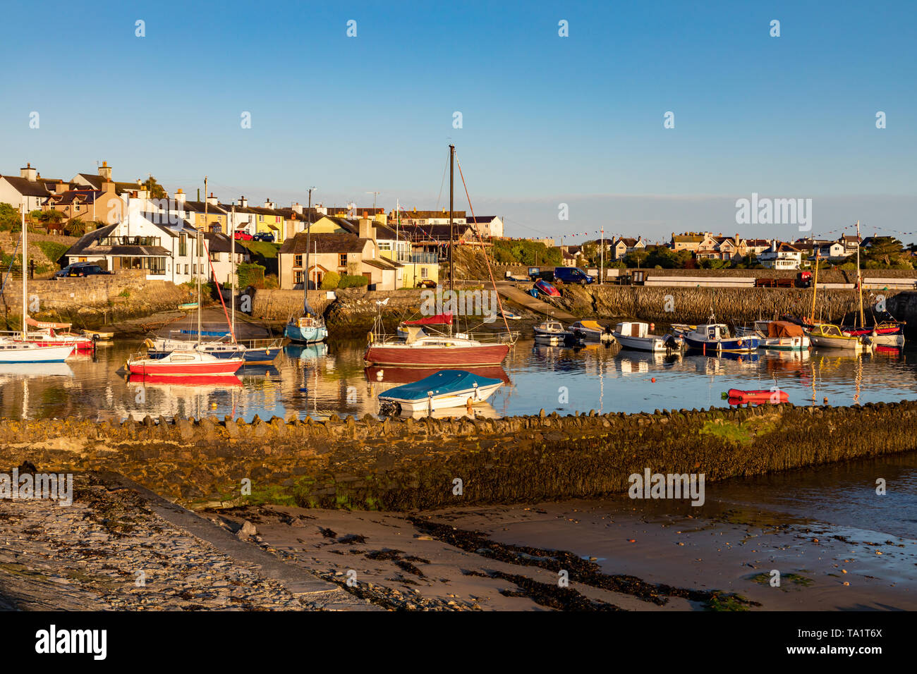 Bull Bay Anglesey Pays de Galles le 12 mai 2019 petit port à Bull Bay, dans le nord de l'île d'Anglesey Banque D'Images