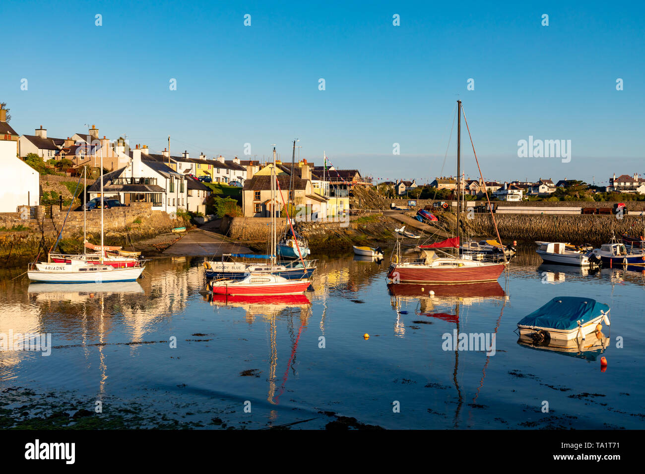 Bull Bay Anglesey Pays de Galles le 12 mai 2019 petit port à Bull Bay, dans le nord de l'île d'Anglesey Banque D'Images