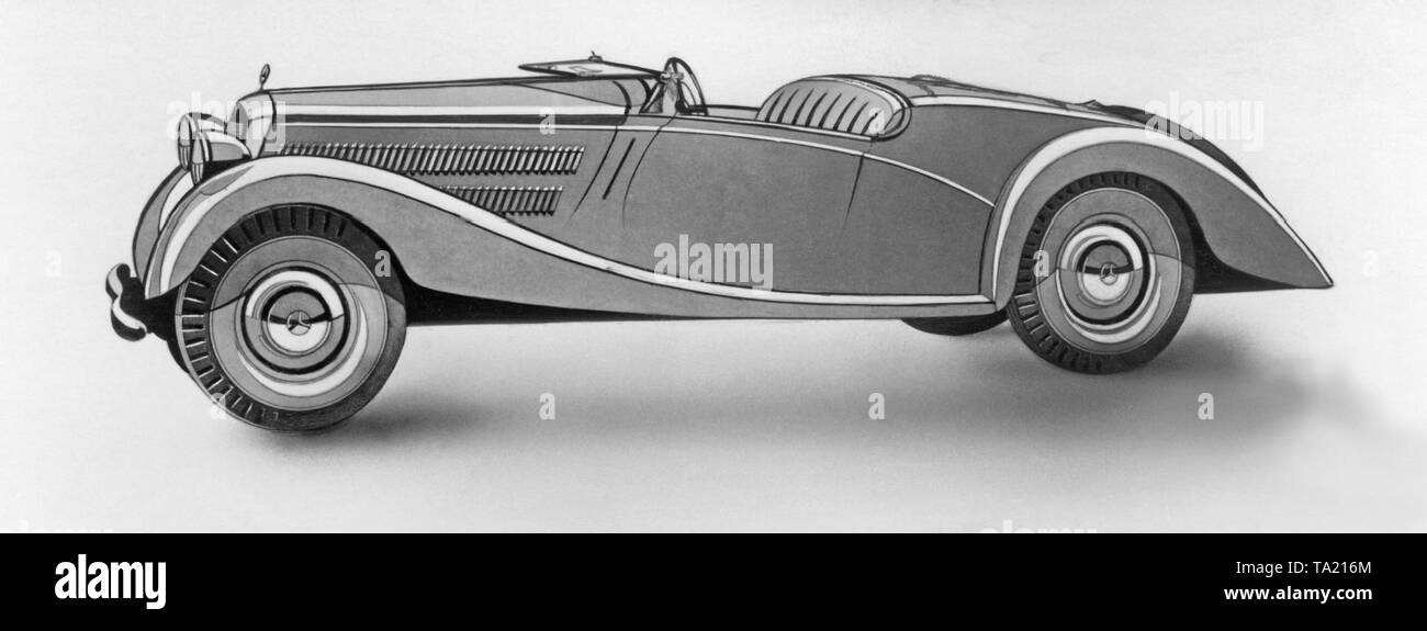Mercedes 170 V (W136), années de production 1937-1952. Le 170V est le seul modèle d'avant-guerre Mercedes continue à produire après la guerre. Banque D'Images