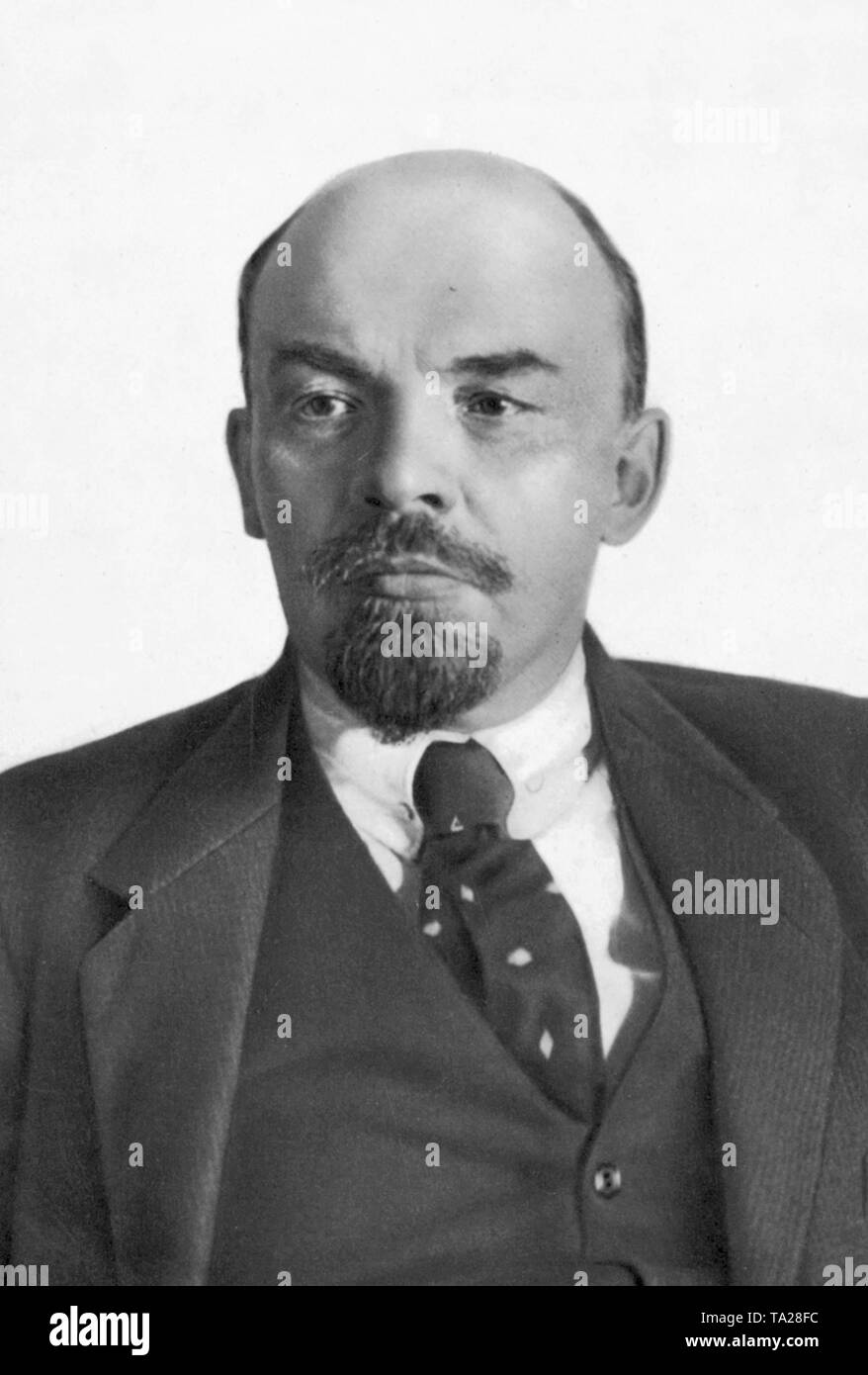 Vladimir Ilitch Lénine (1870-1924), un révolutionnaire russe. Banque D'Images