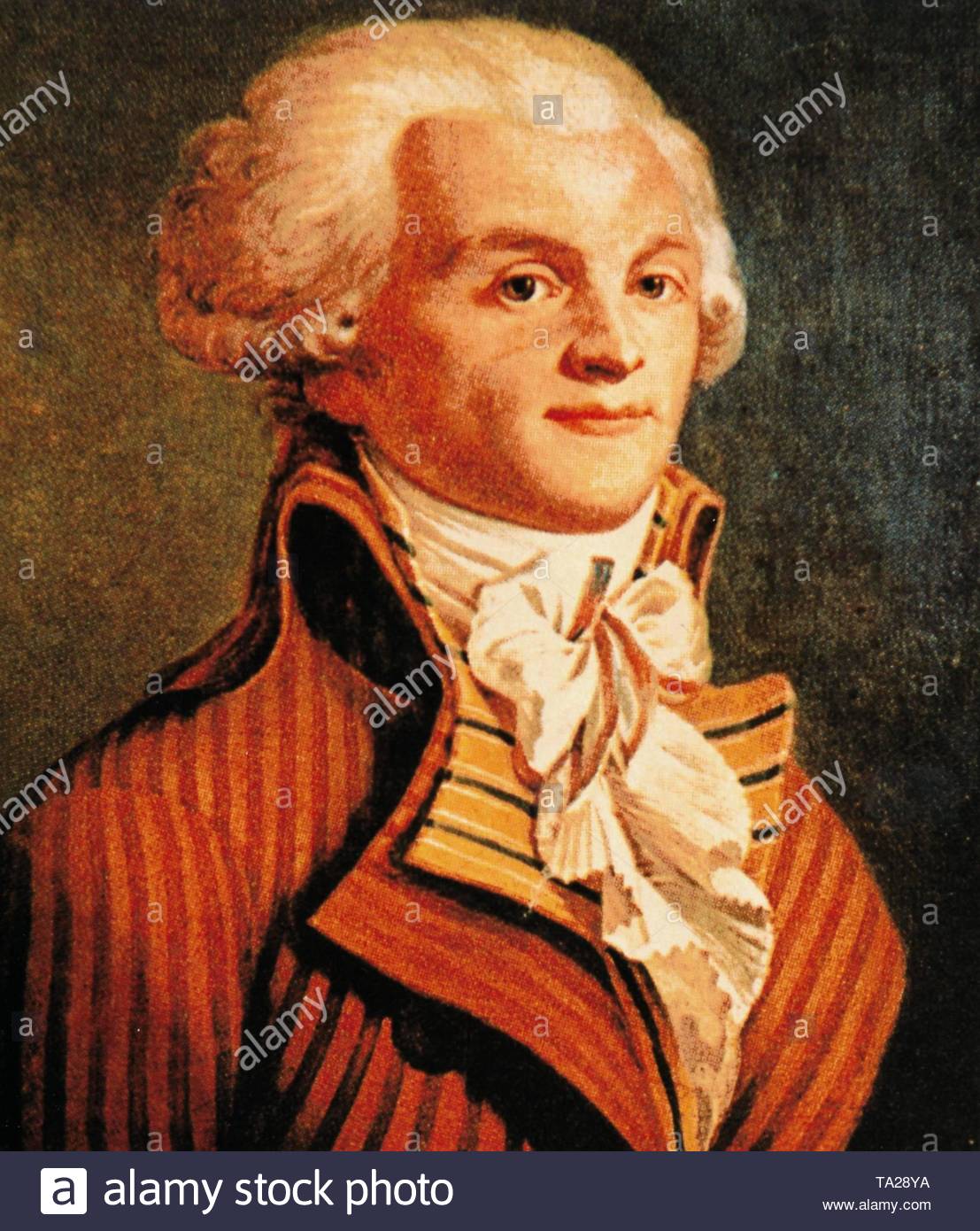 Quel A été Le Rôle De Robespierre Dans La Révolution Maximilien Robespierre Portrait Banque d'image et photos - Alamy