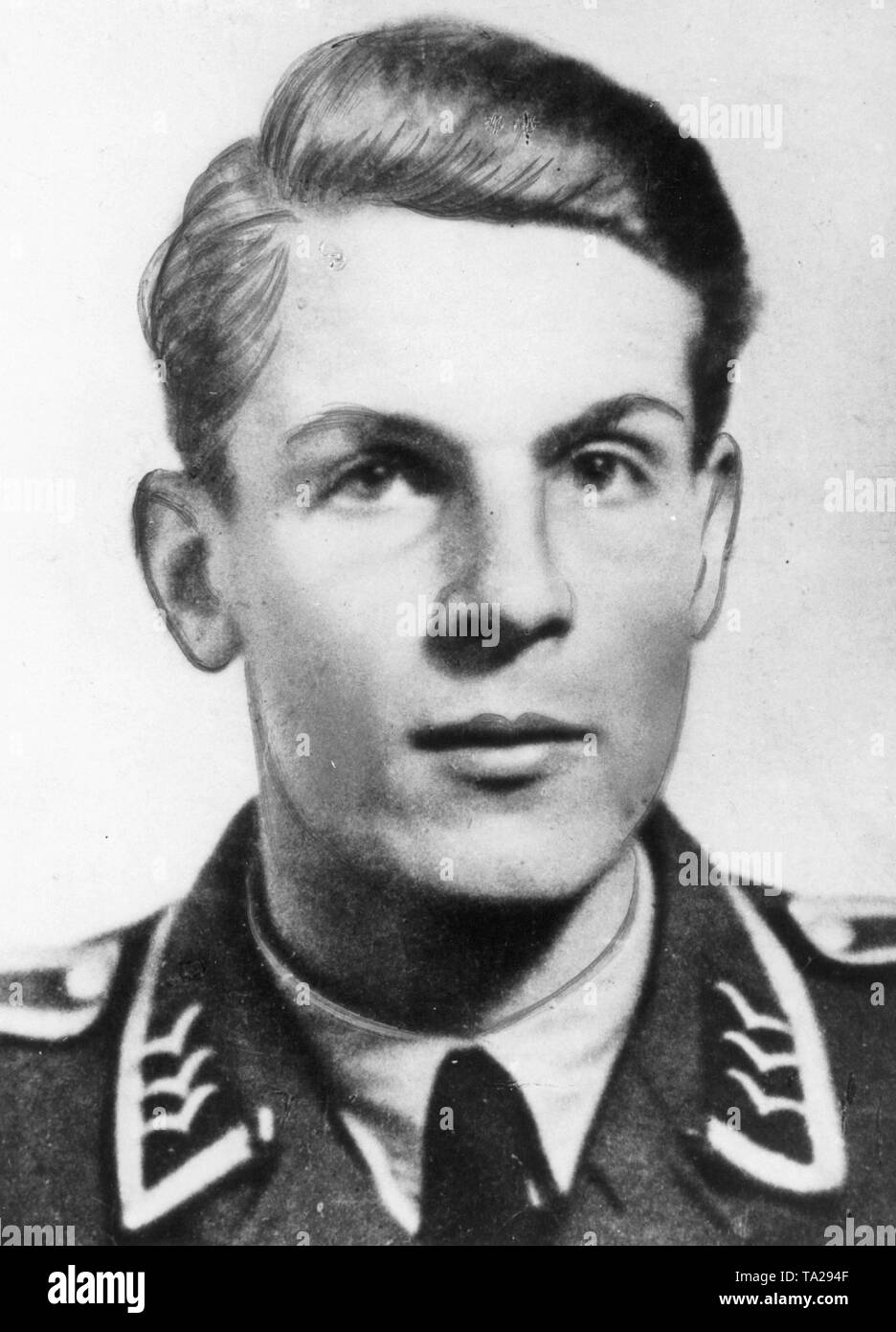Christoph Probst était membre de la résistance allemande 'White Rose', composé d'étudiants de l'Université de Munich. Banque D'Images