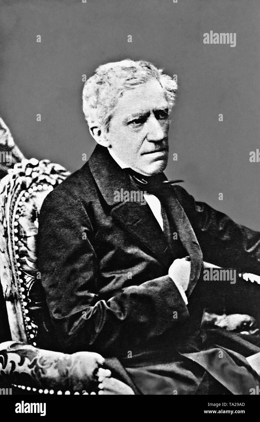 Franz Grillparzer (1791-1872), un écrivain autrichien. Banque D'Images