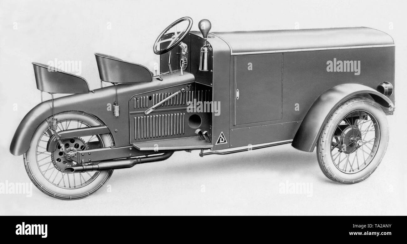 Trois-roues van de la Deutsche Werke à Berlin. Banque D'Images