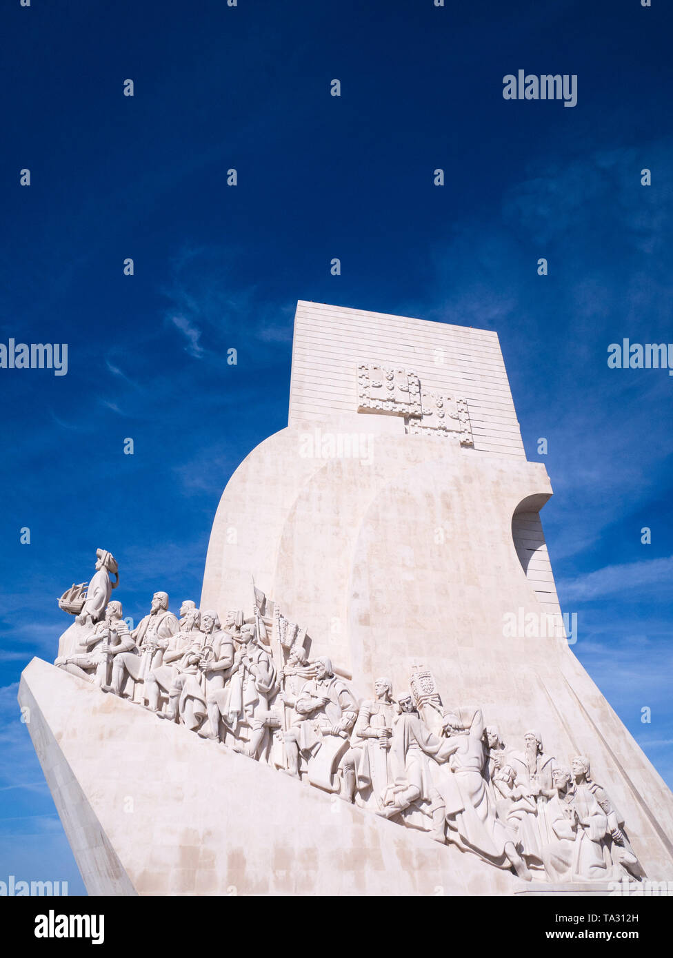 Monument des Découvertes du Nouveau Monde à Belém, Lisbonne, Portugal. Banque D'Images