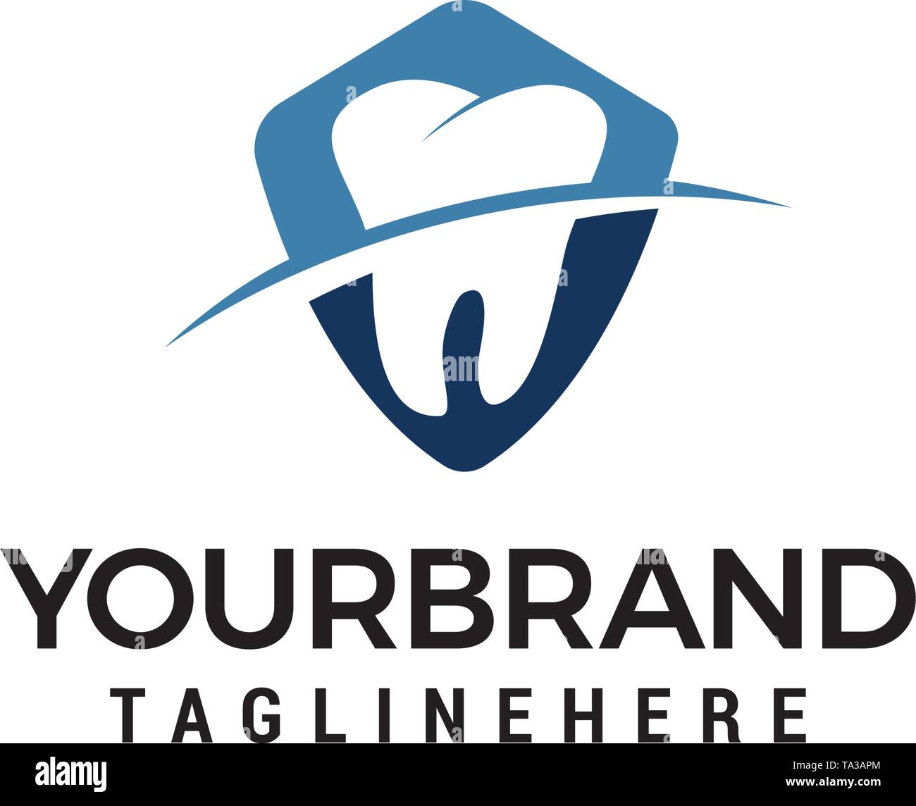 Logo dentaire soins dentaires. modèle symbole icône vecteur modèle concept design dessins et modèles industriels Illustration de Vecteur