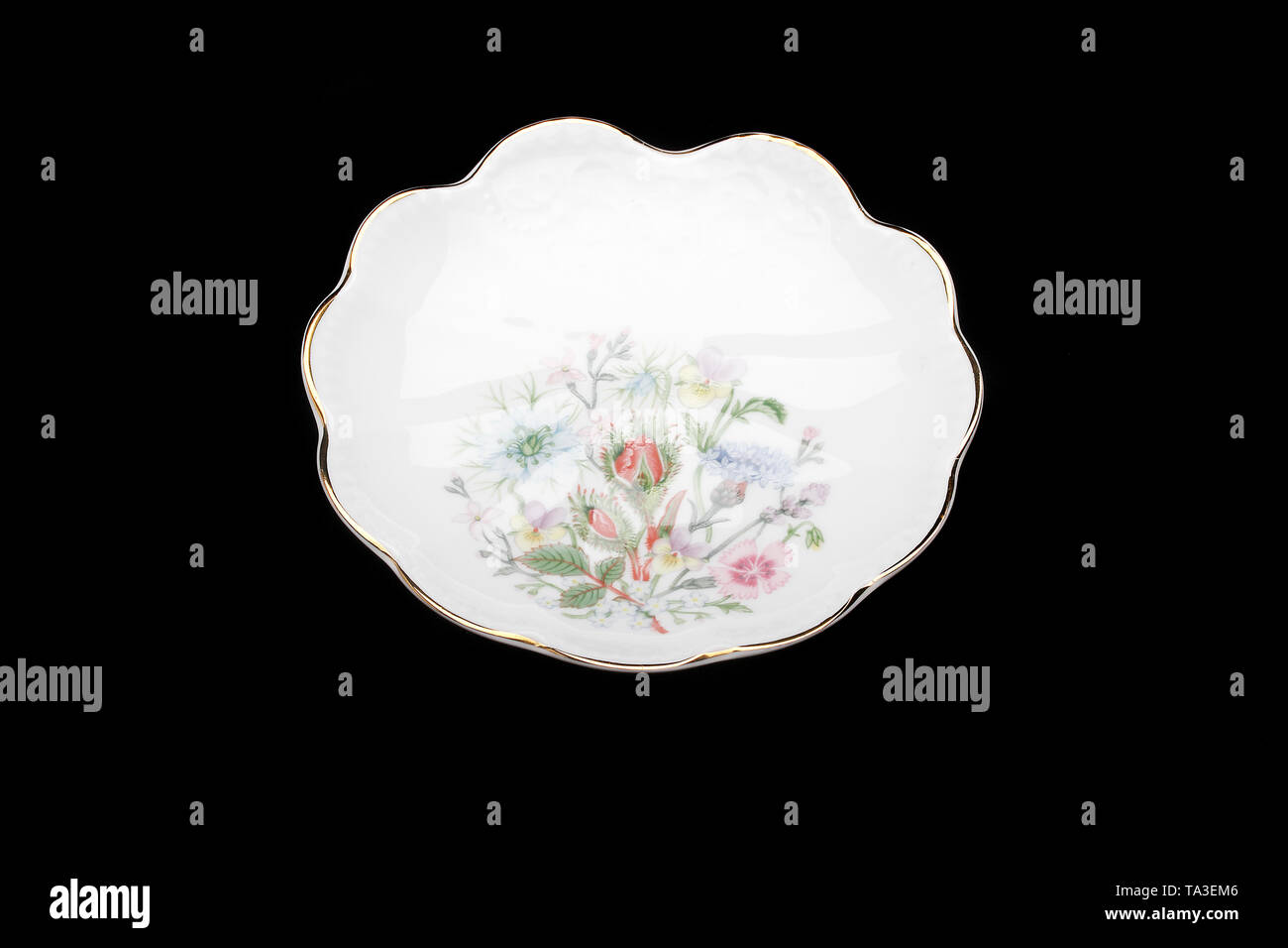 Aynsley 'Wild' Tudor plat festonné babiole Nom : Aynsley 'Wild' Tudor plat festonné babiole Date : Event : adresse/lieu : Aynsley China Ltd. a été Banque D'Images