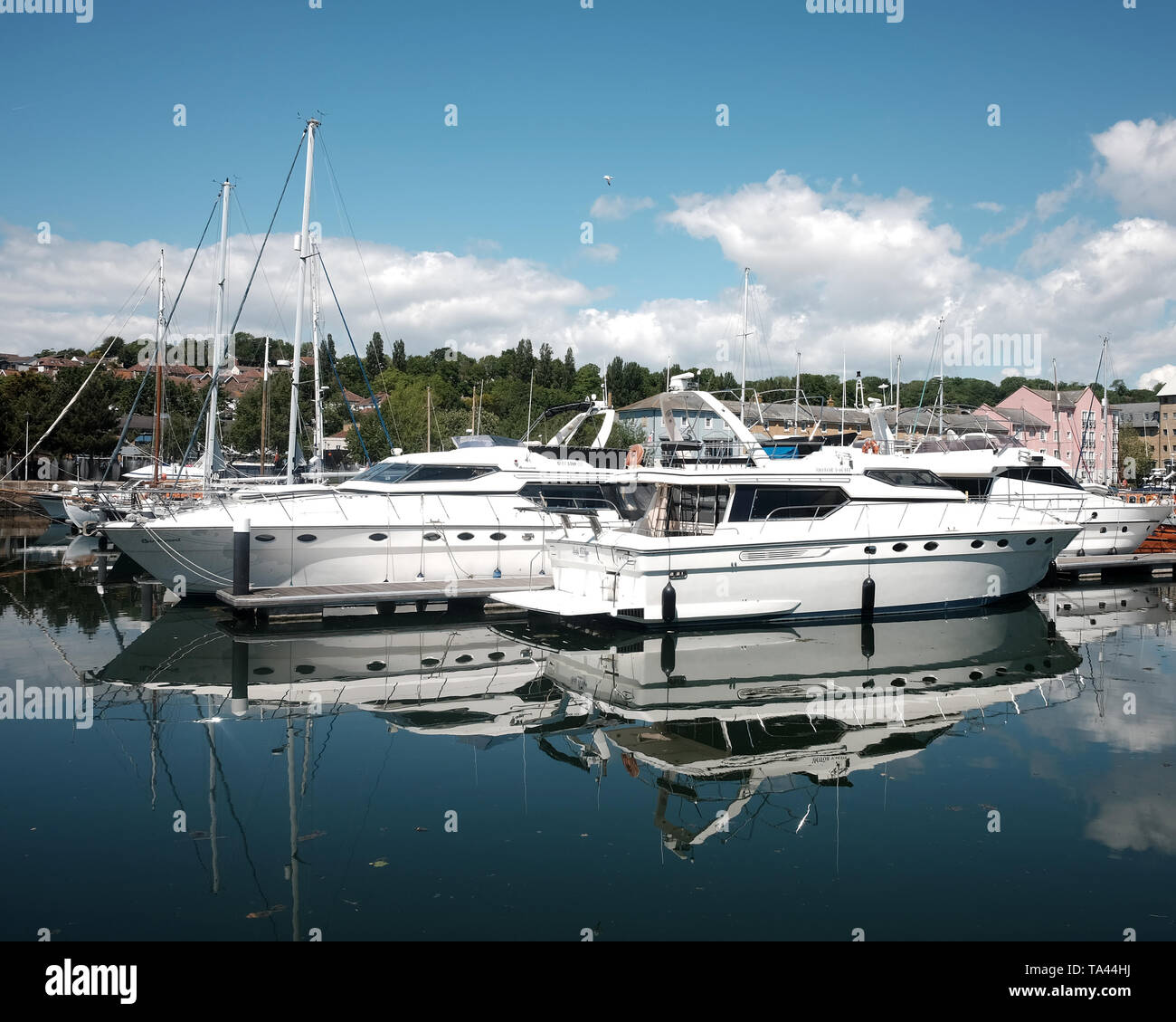 Mai 2019 - Le port de plaisance, Portishead, North Somerset Banque D'Images