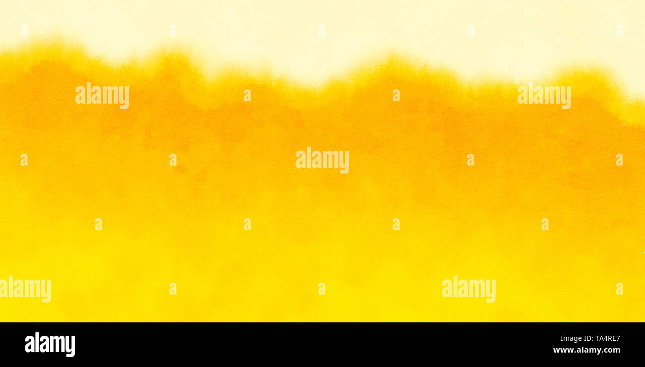 Peint à la main couleurs aquarelle Illustration : Art abstrait art fond (haute-résolution 2D CG illustration) Banque D'Images