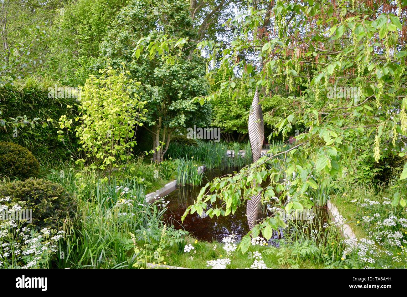 L'savills et David harber jardin à l 2019 rhs Chelsea Flower show à Londres en Angleterre Banque D'Images