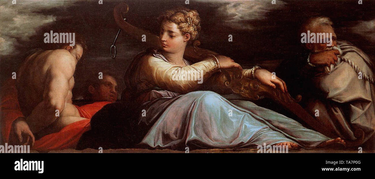 Giorgio Vasari - patience 1542 Banque D'Images