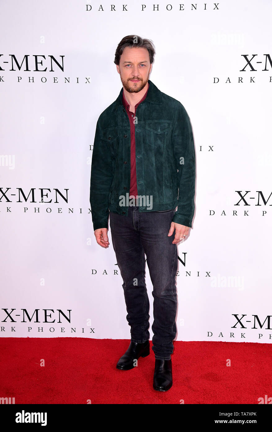 James McAvoy participant à la X-Men : Dark Phoenix photocall a tenu à Picturehouse, Central London. Banque D'Images