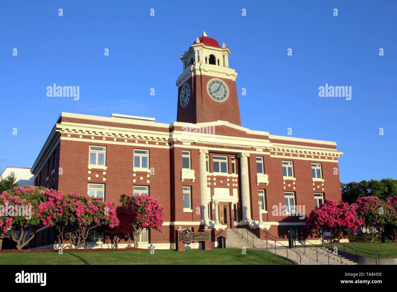 Clallam County Court House, Port Angeles, Washington State, USA, construit en 1914. Banque D'Images