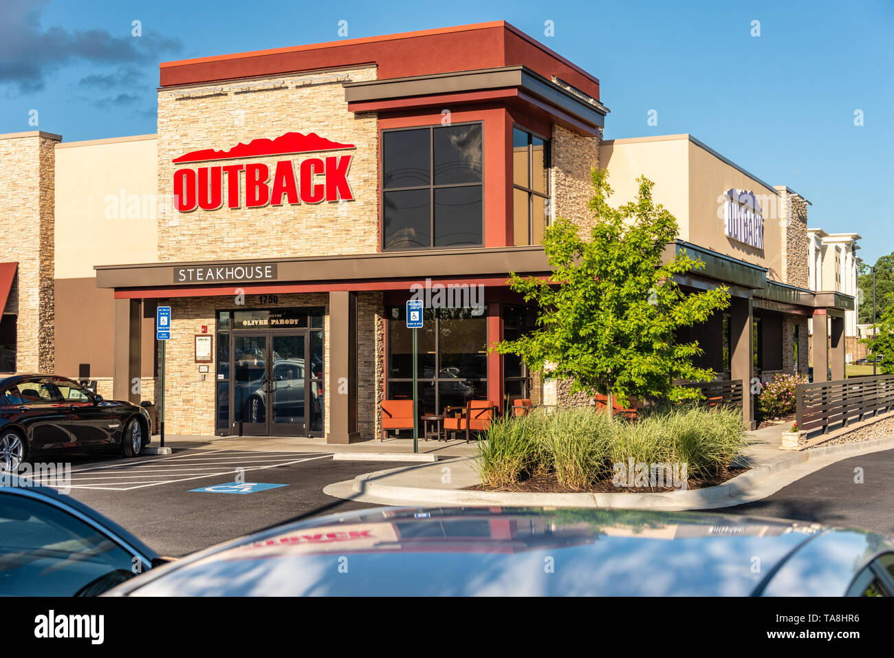 Outback Steakhouse Restaurant dans la région métropolitaine d'Atlanta, Géorgie. (USA) Banque D'Images