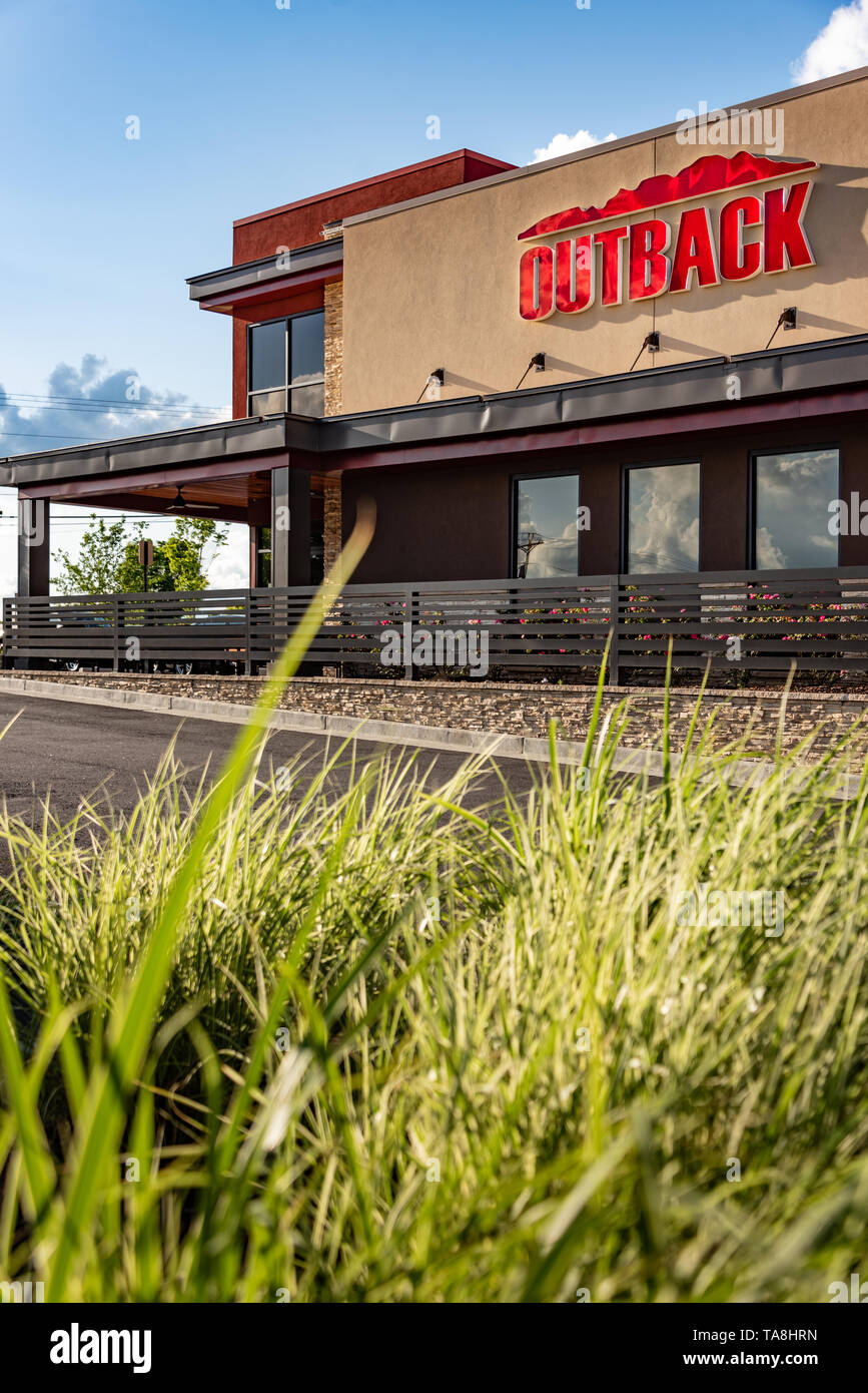 Outback Steakhouse Restaurant dans la région métropolitaine d'Atlanta, Géorgie. (USA) Banque D'Images