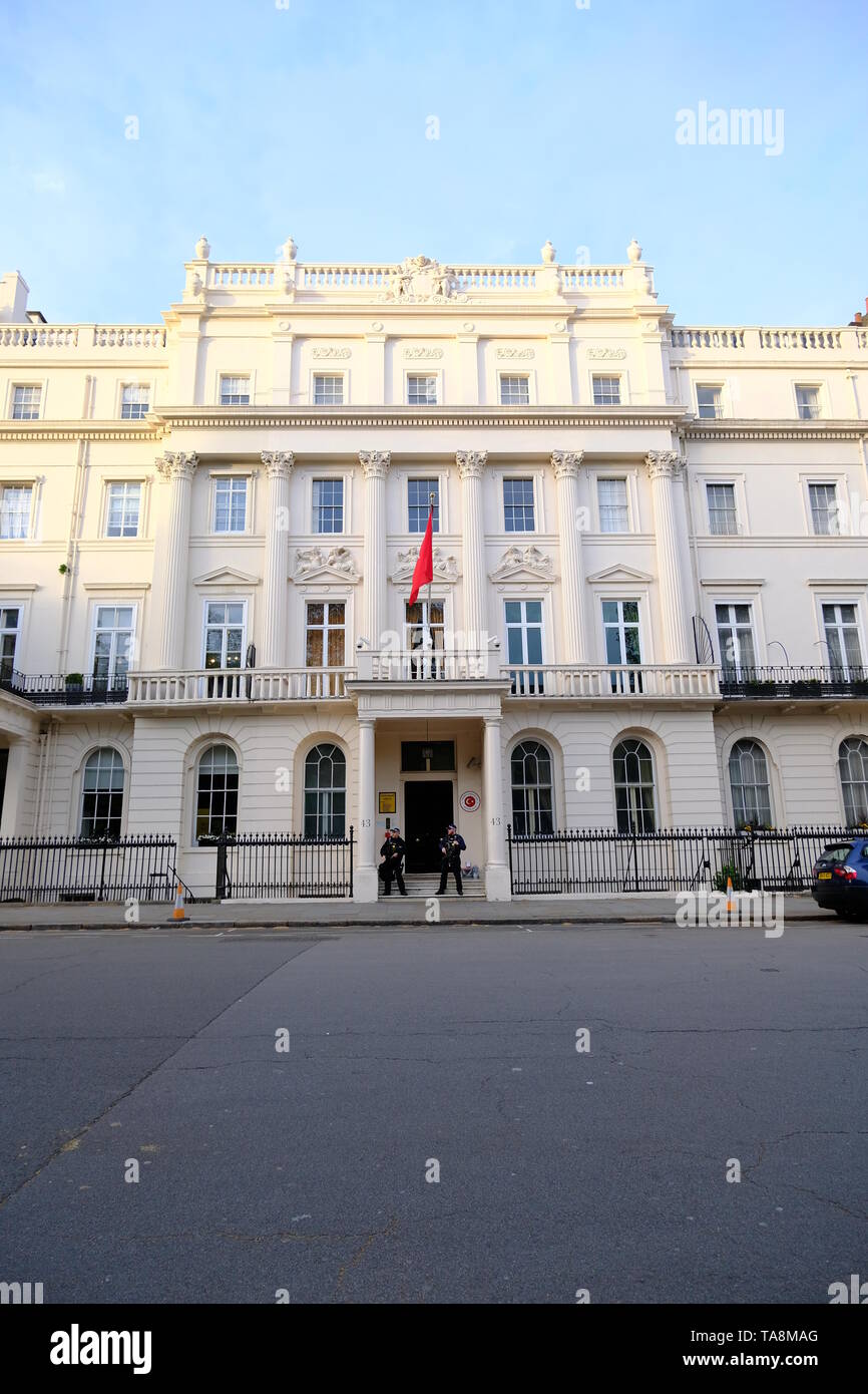 Ambassade de Turquie à Londres Banque D'Images