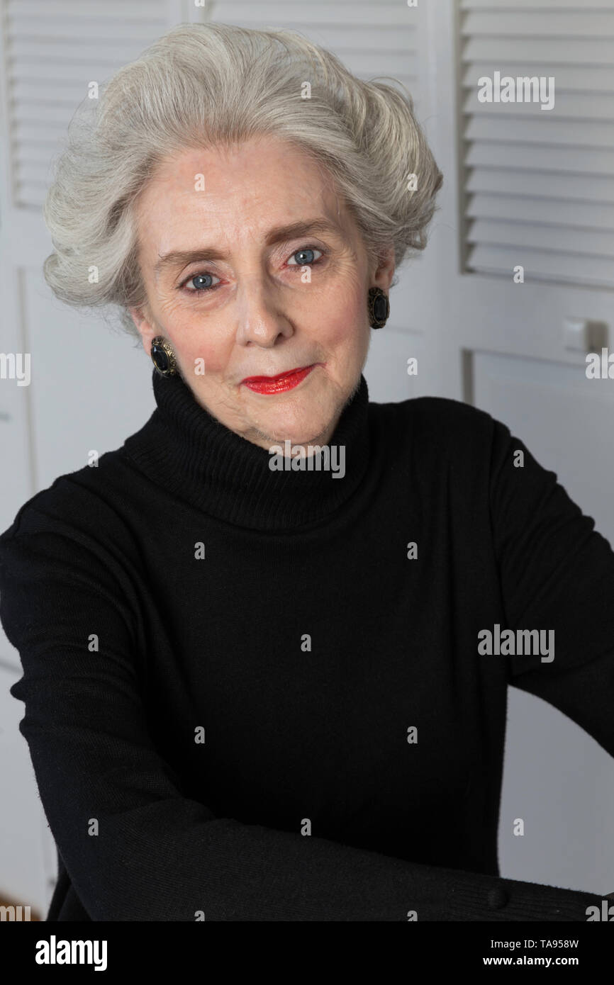 Smiling Mature Woman, USA Banque D'Images
