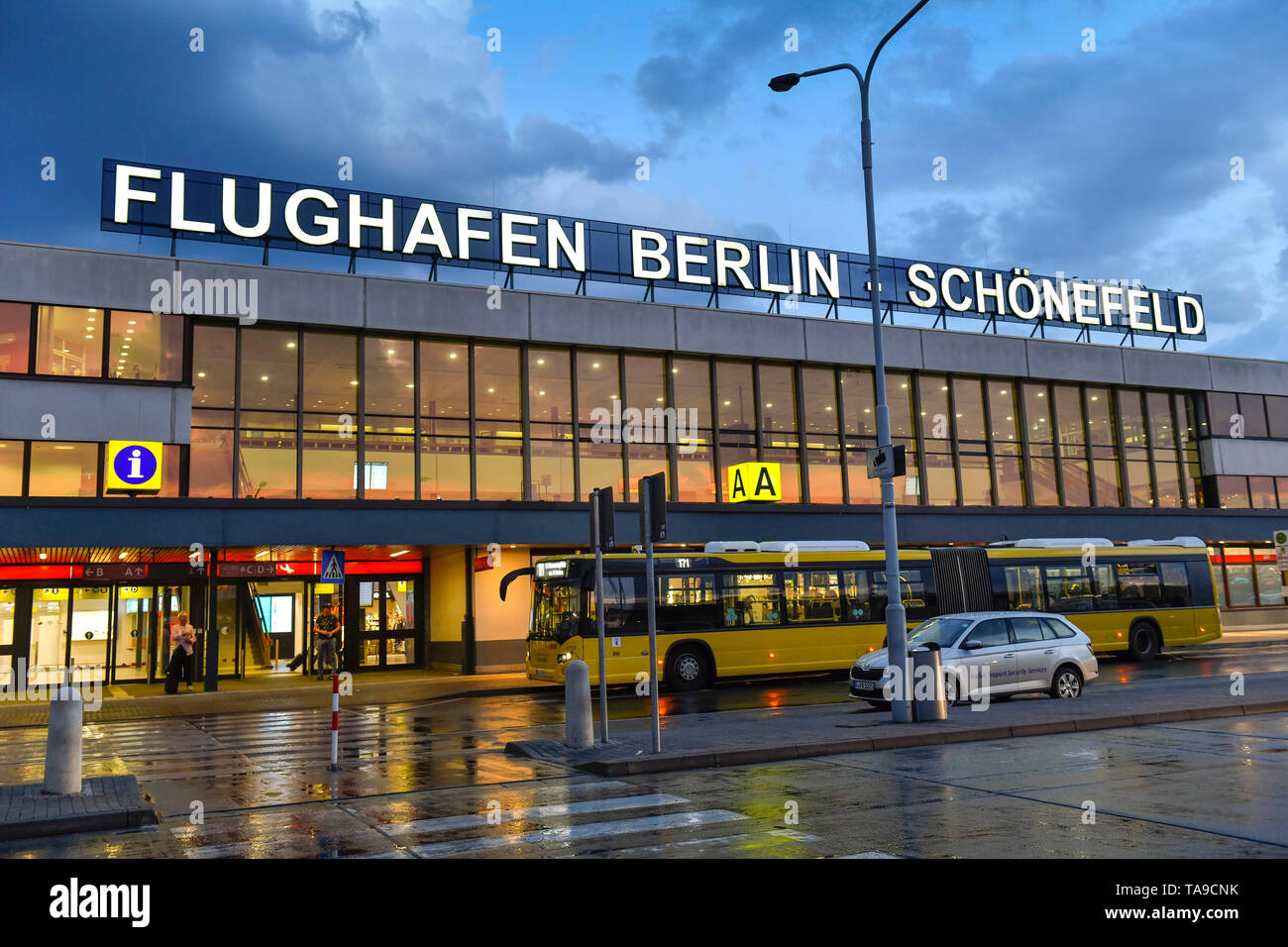 Un terminal de l'aéroport, la beauté, le Brandebourg, Allemagne, Deutschland, Flughafen Schönefeld Banque D'Images