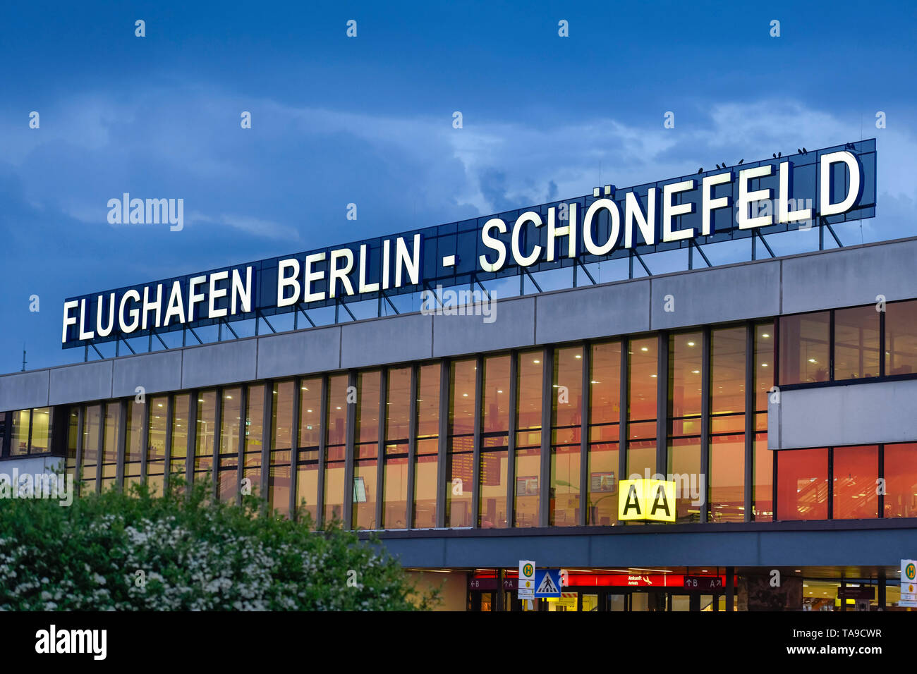 Un terminal de l'aéroport, la beauté, le Brandebourg, Allemagne, Deutschland, Flughafen Schönefeld Banque D'Images