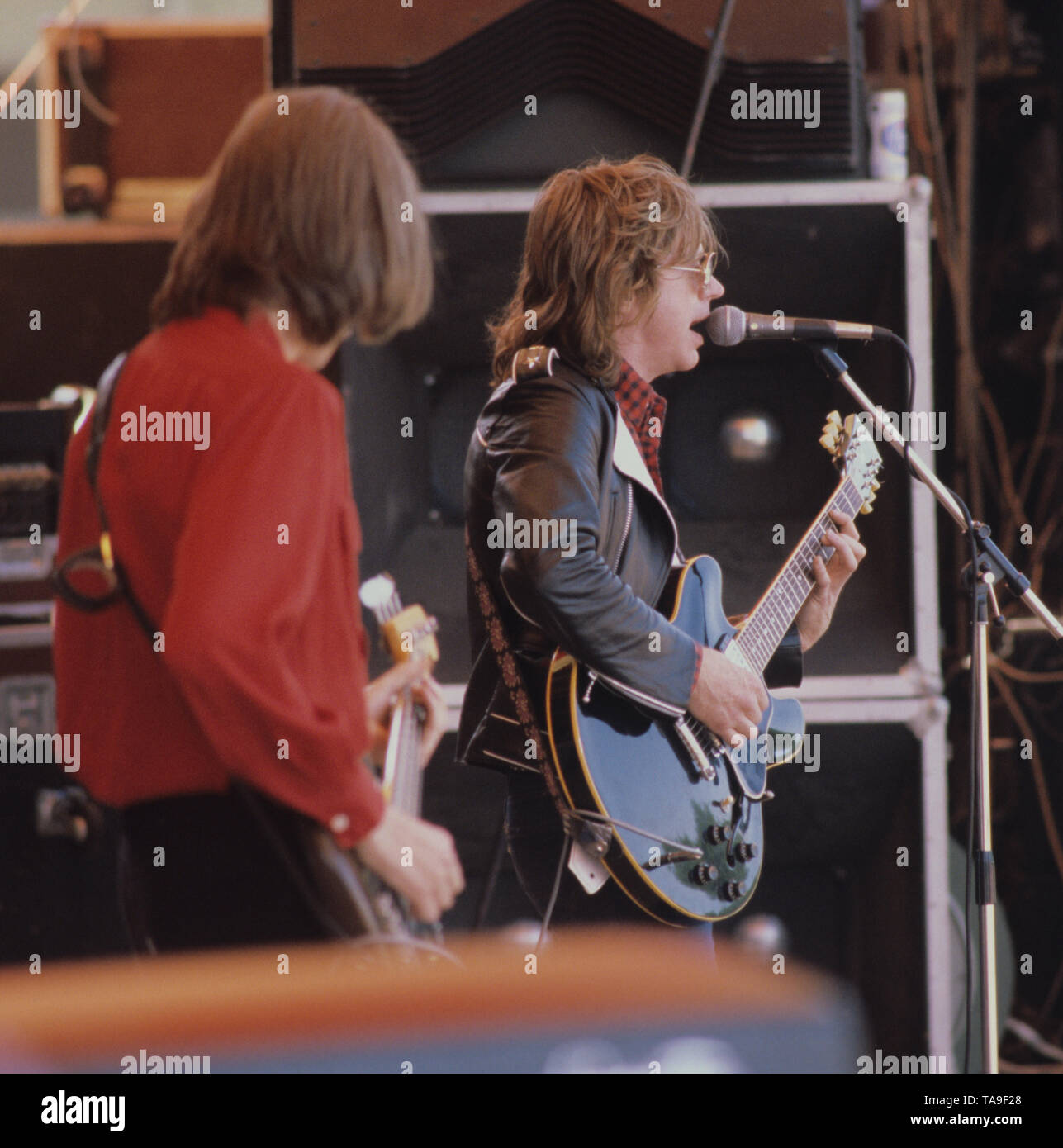 Dave Edmunds, Pays-Bas - ca 1976, (Photo Gijsbert Hanekroot) Banque D'Images