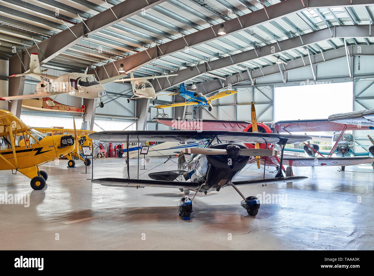 Le Musée de l'Aviation, Akureyri, Islande Banque D'Images