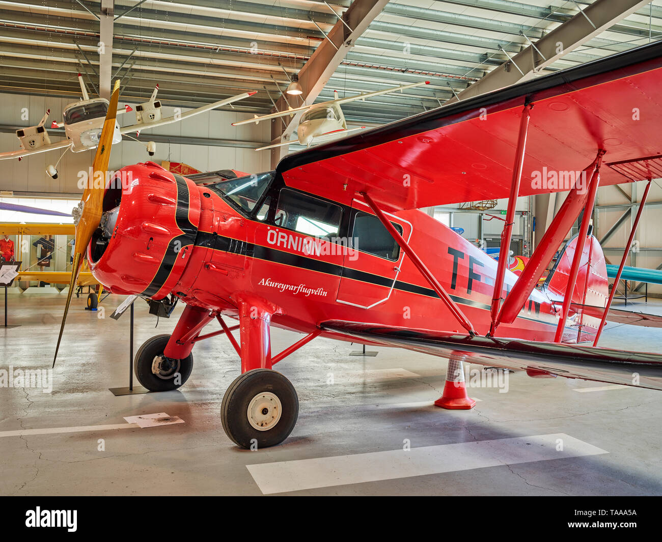 Le Musée de l'Aviation, Akureyri, Islande Banque D'Images