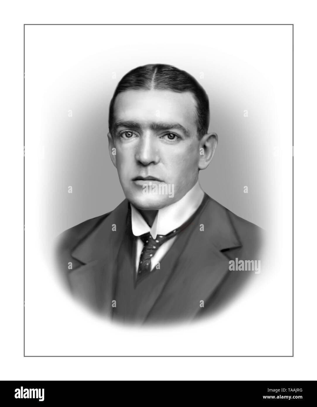 Sir Ernest Henry Shackleton explorateur polaire Britannique 1874-1922 Banque D'Images