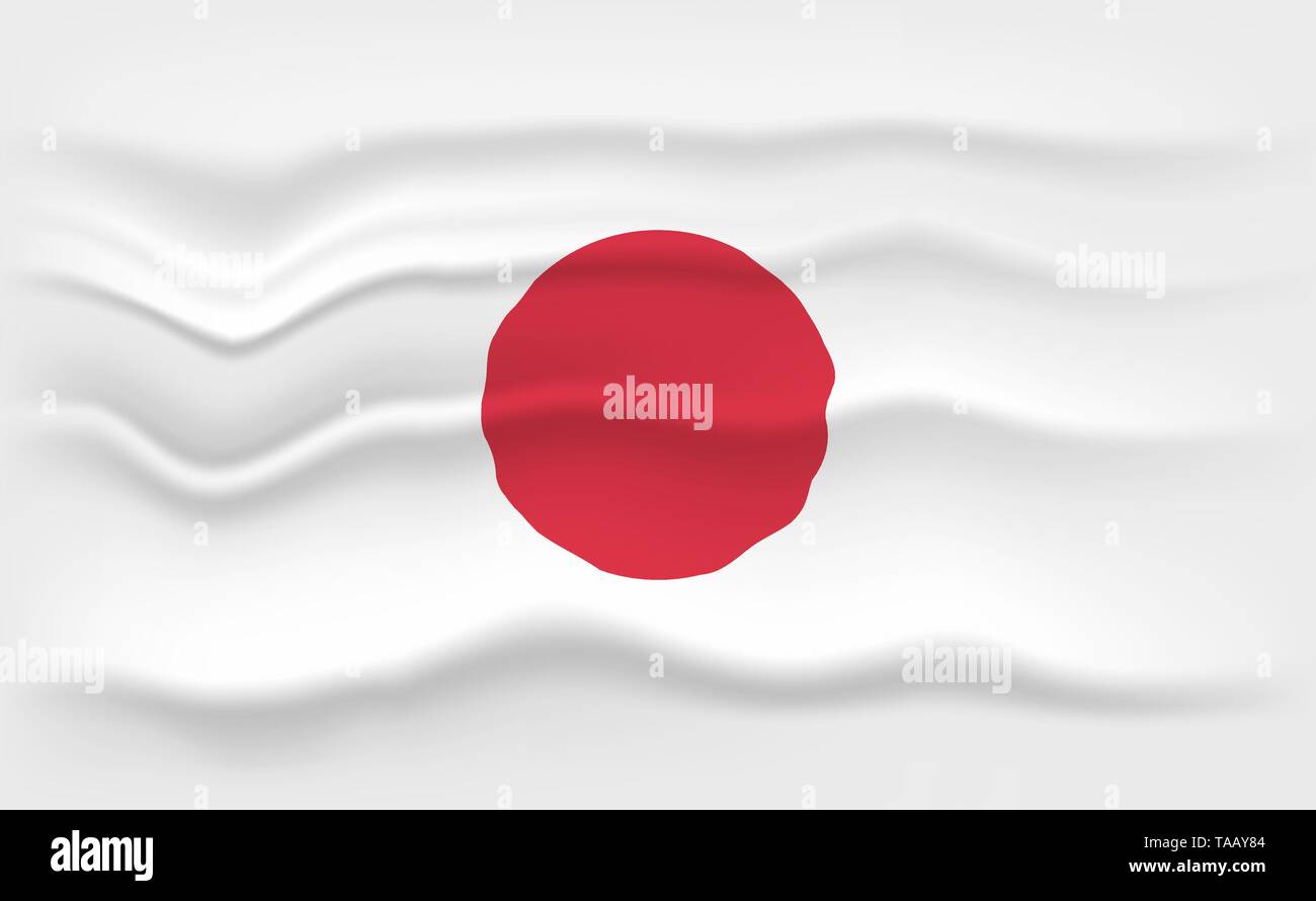 Drapeau de tokyo Banque d'images vectorielles - Alamy