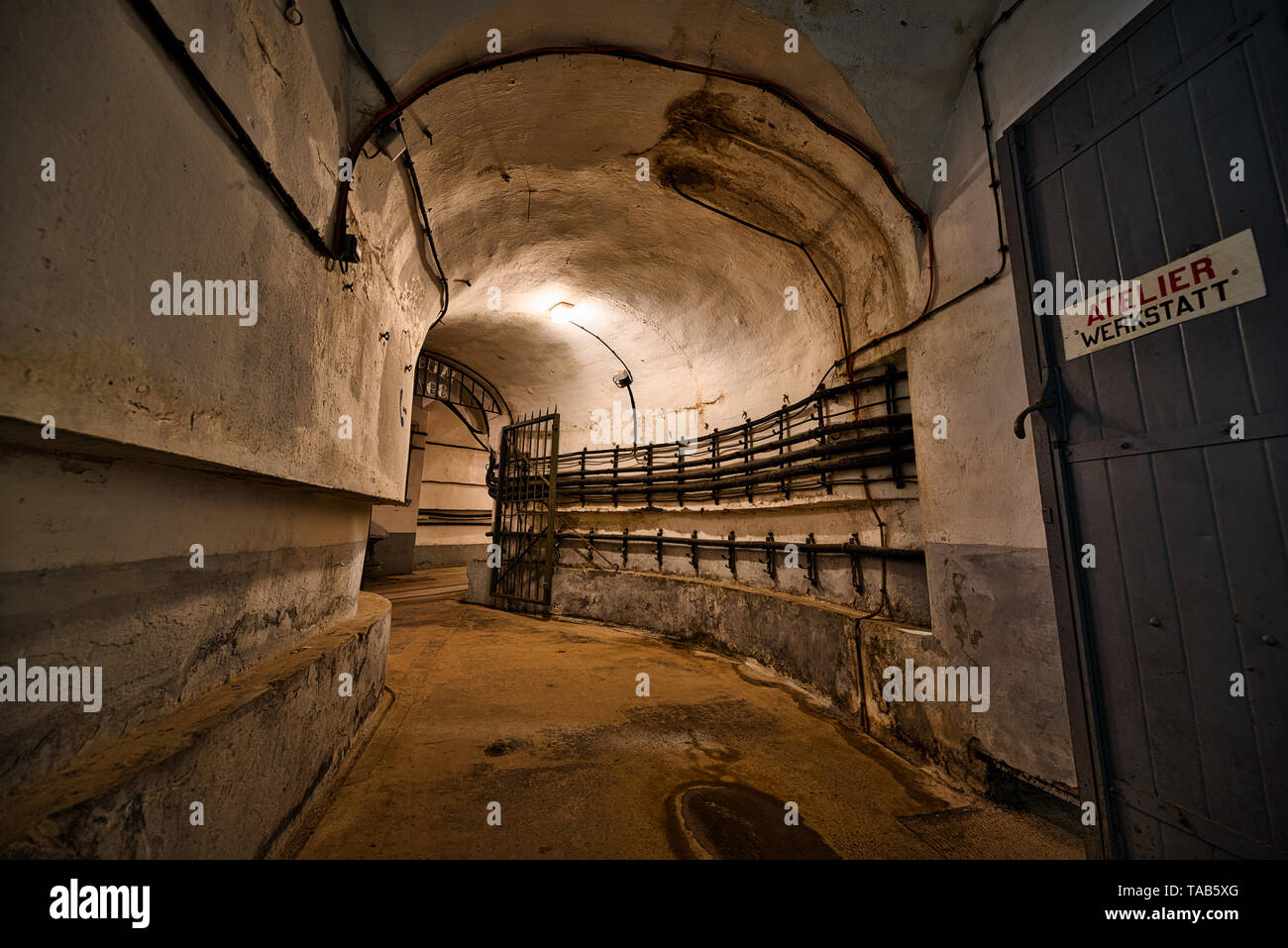La Ligne Maginot, Ligne Maginot-Four une chaux (Alsace-France) Guerre mondiale Histoire Banque D'Images