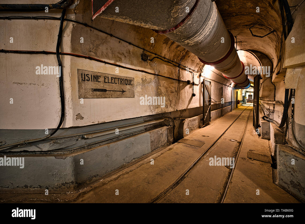 La Ligne Maginot, Ligne Maginot-Four une chaux (Alsace-France) Guerre mondiale Histoire Banque D'Images