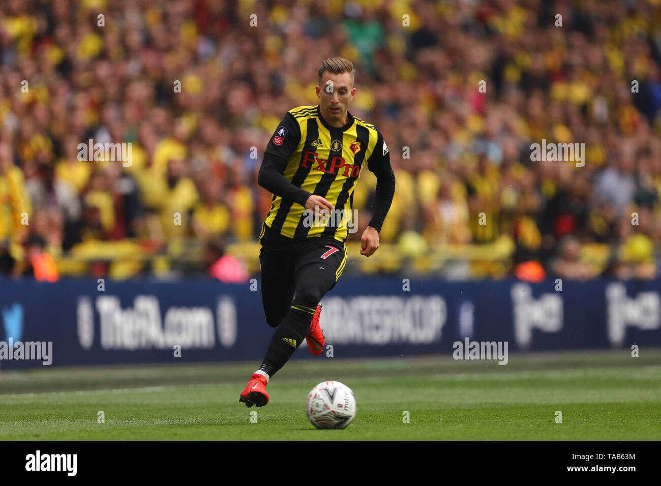 Gerard Deulofeu de Watford - Manchester City v Watford, l'Unis finale de la FA Cup, au stade de Wembley, Londres - 18 mai 2019 Editorial Utilisez uniquement Banque D'Images