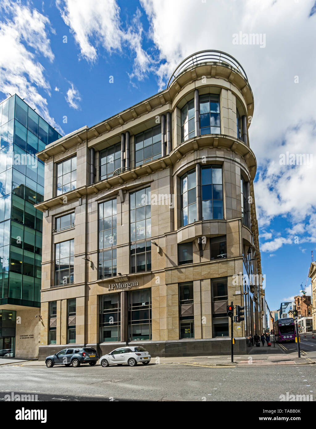 Maison de l'Alhambra à l'angle de la rue Wellington et la rue Waterloo à Glasgow Scotland UK Banque D'Images