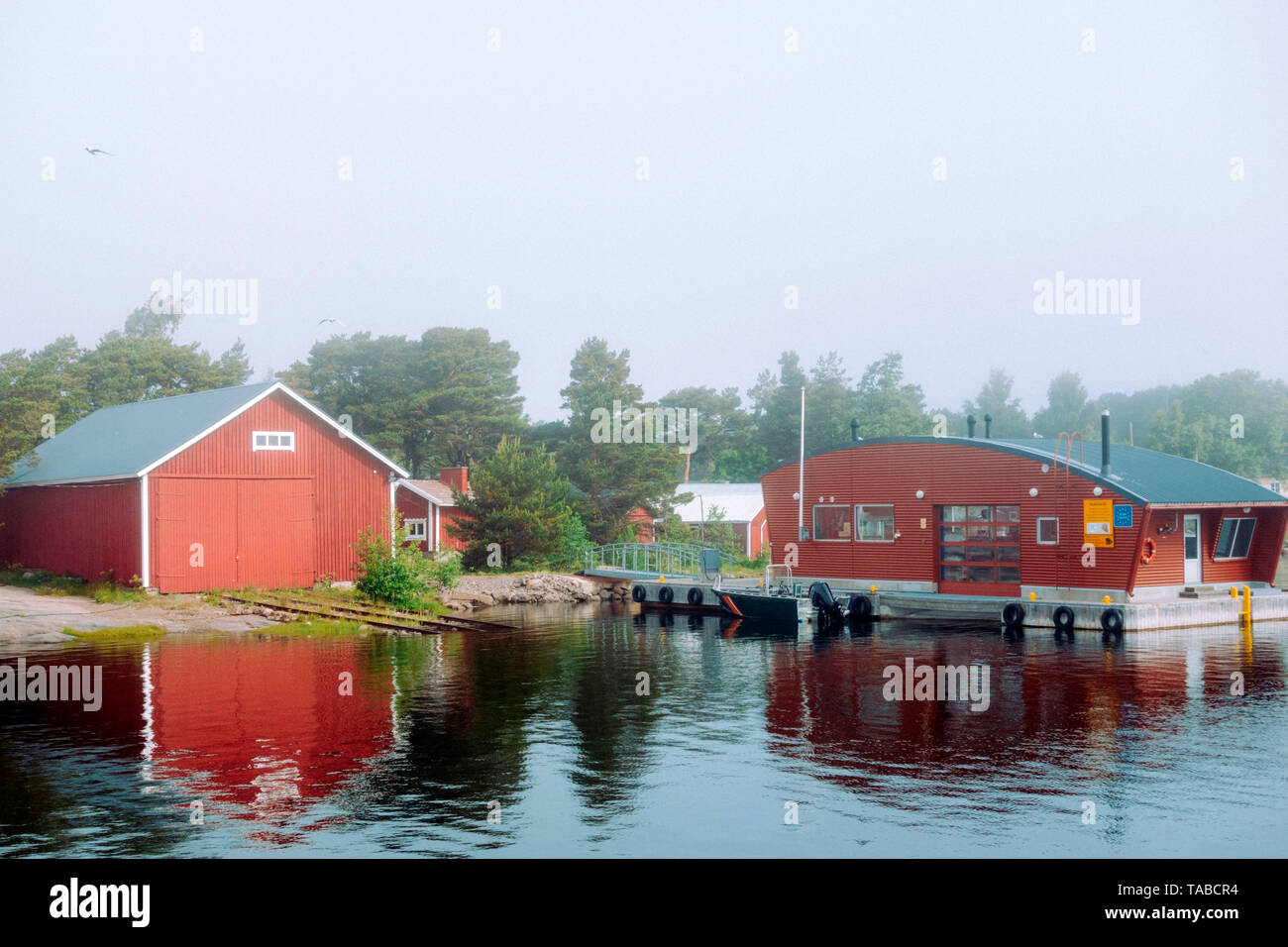 Haapasaari/Finlande : réserve naturelle, frontière de l'Europe de l'Est Banque D'Images