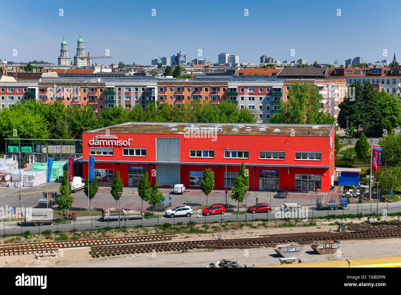 Dämmisol, dans le East Road, Friedrich's Grove, Berlin, Allemagne, An der Ostbahn, Friedrichshain, Deutschland Banque D'Images